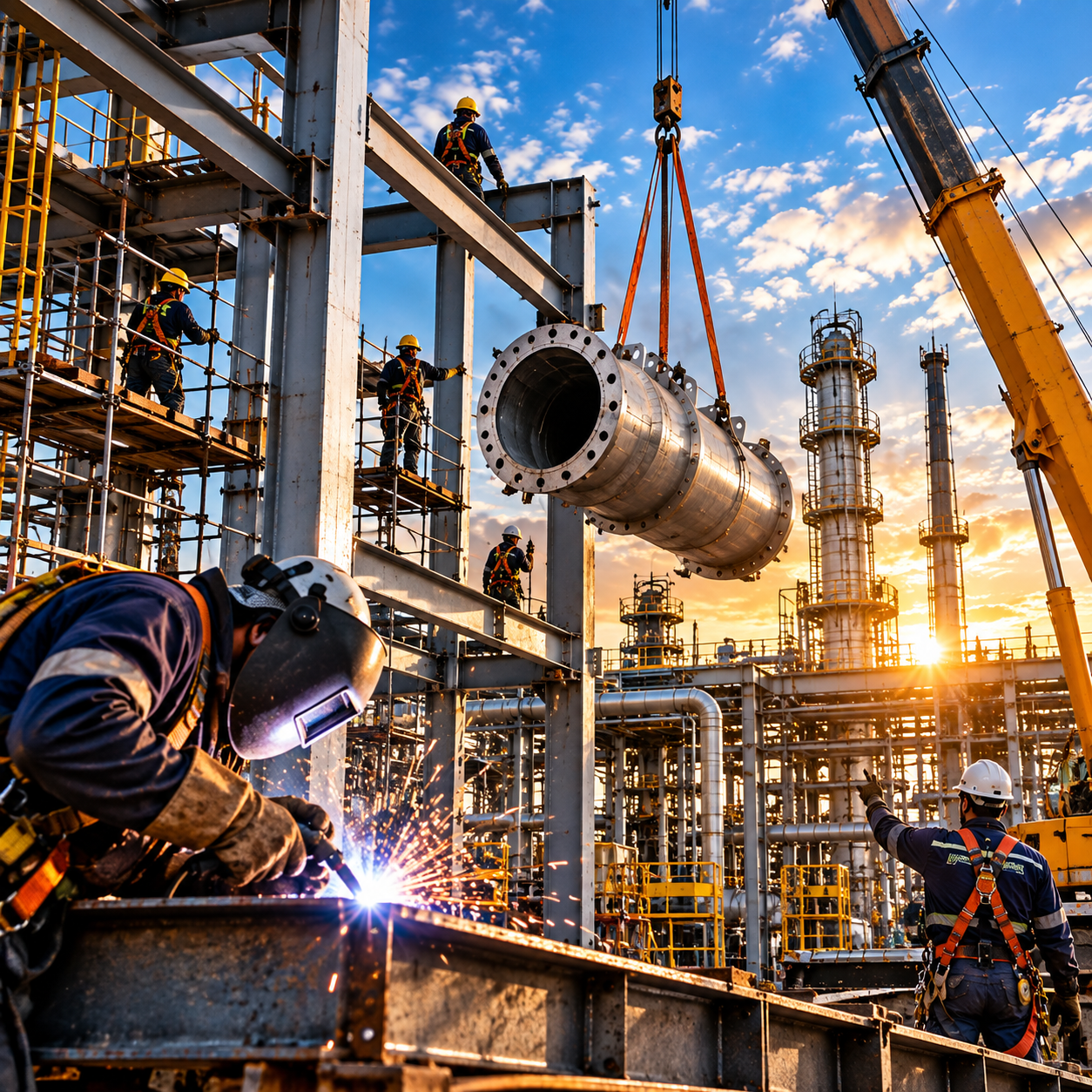 Obras de Montagem Industrial